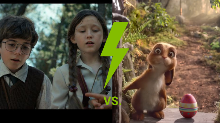Kreative Oster-Werbung Der digitale Showdown zwischen Netto und Milka